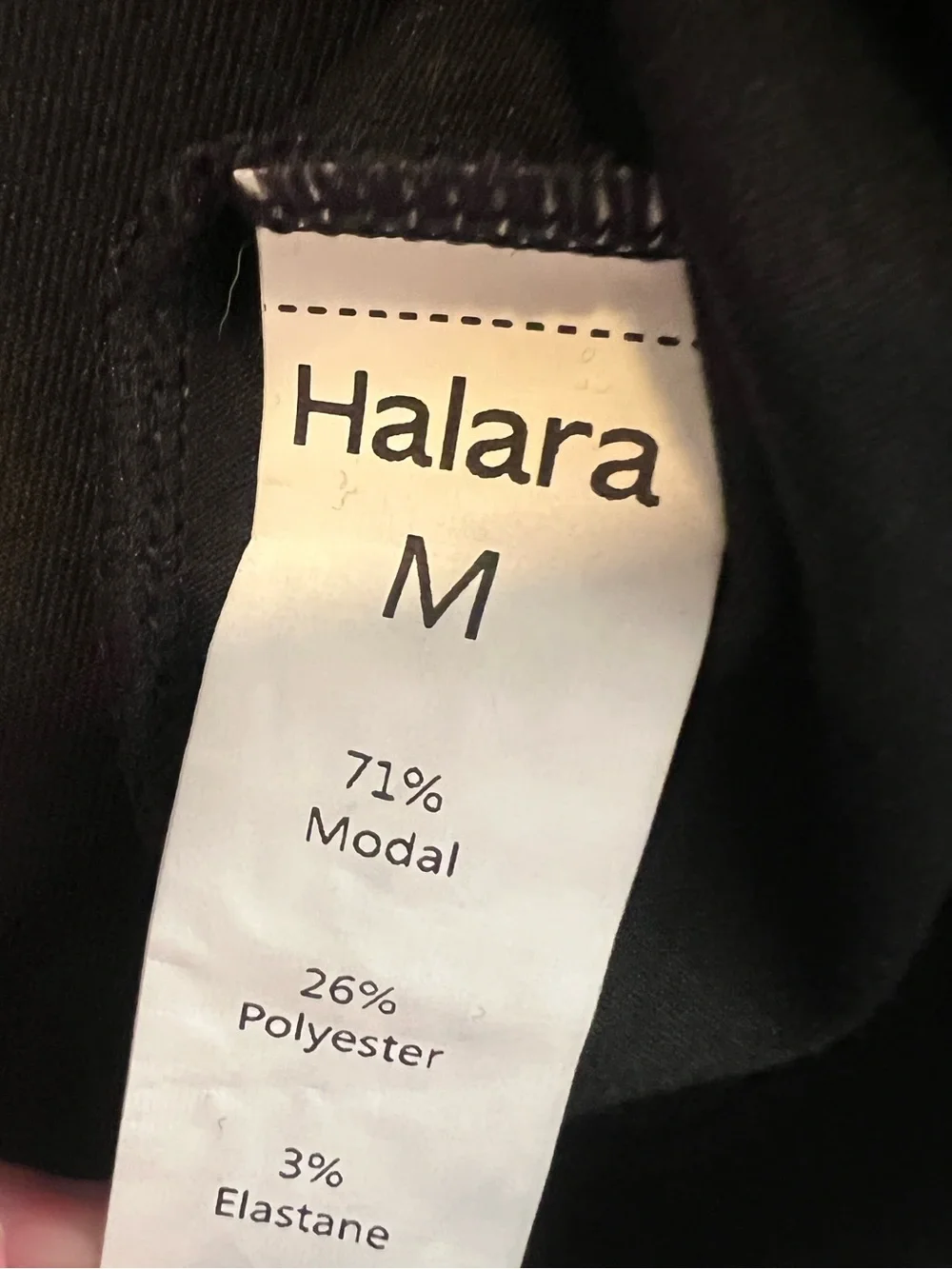 Halara Black Soft Lightweight Crop Top Sz M - Picture 2 of 4